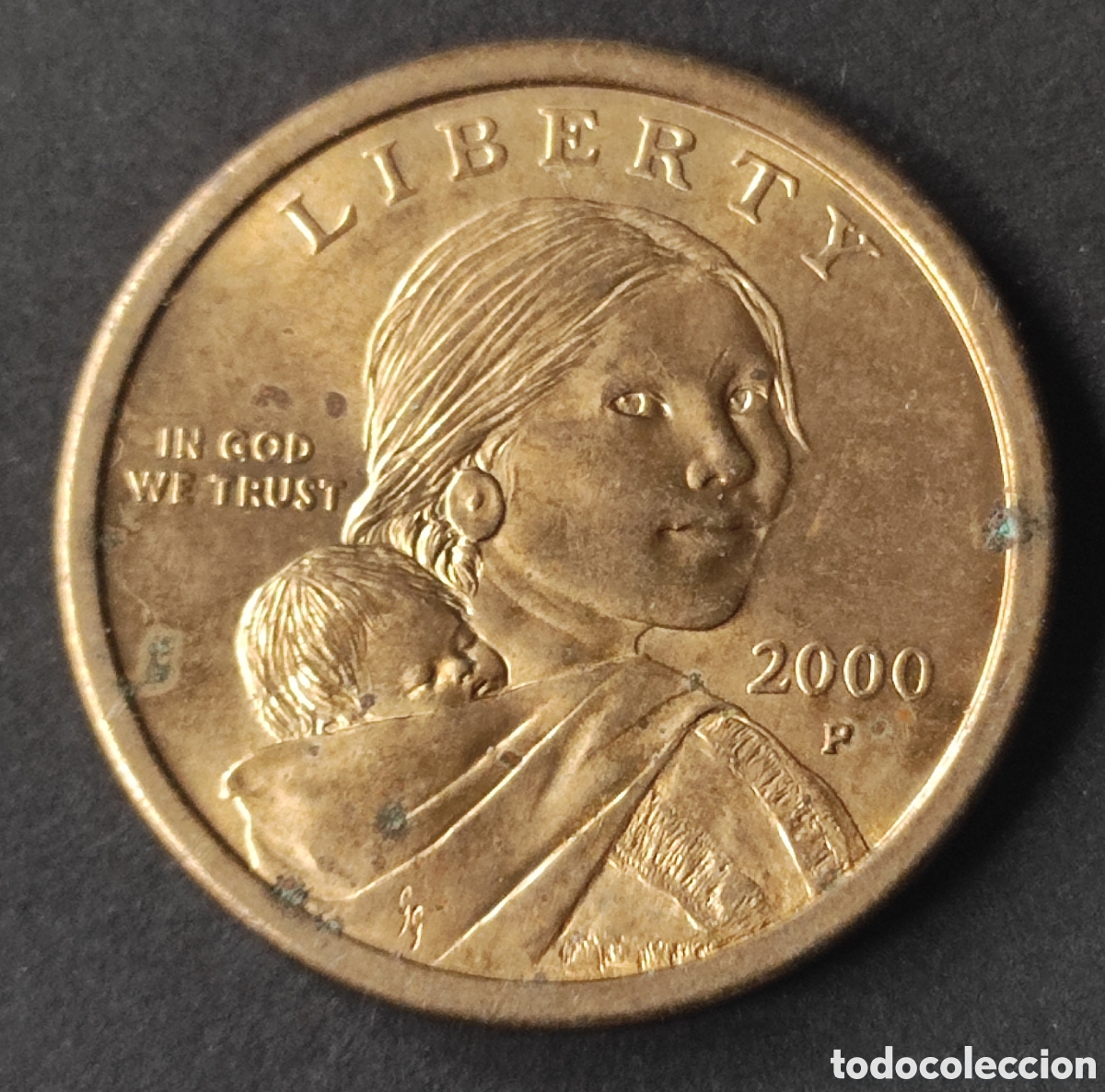 Moedas antigas da Am&eacute;rica: Estados Unidos. 2000 d&oacute;lar
