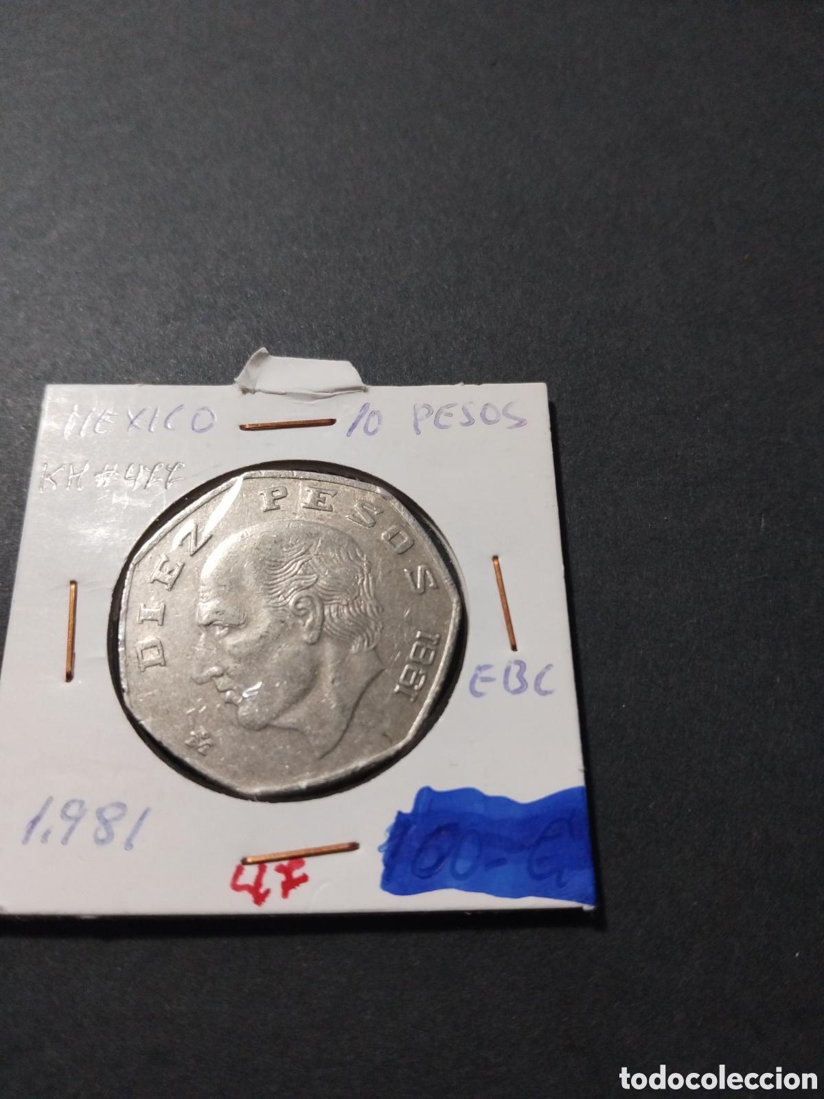 Monnaies anciennes d'Am&eacute;rique: M&eacute;xico. 1981. 10 Pesos. KM# 477