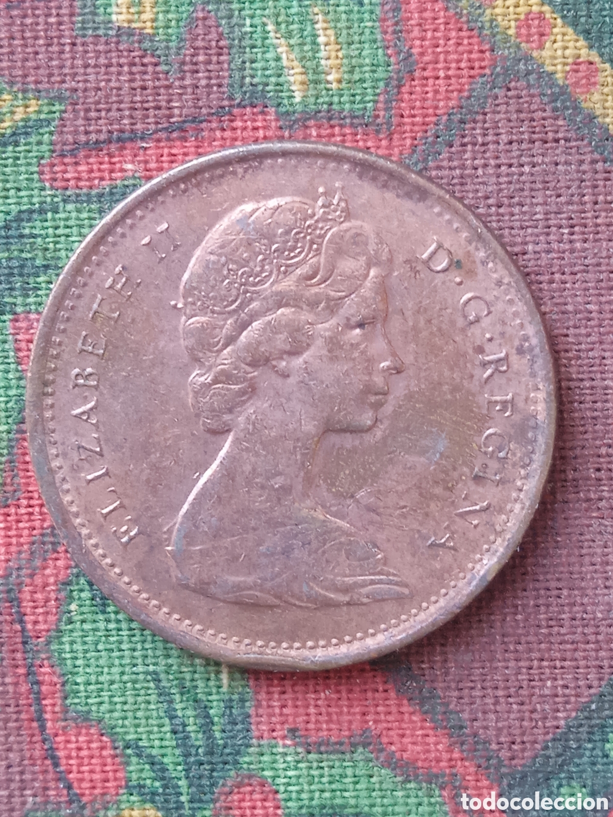 Monedas antiguas de Am&eacute;rica: Moneda 1 Centavo Canad&aacute; 1969 - Foto 1