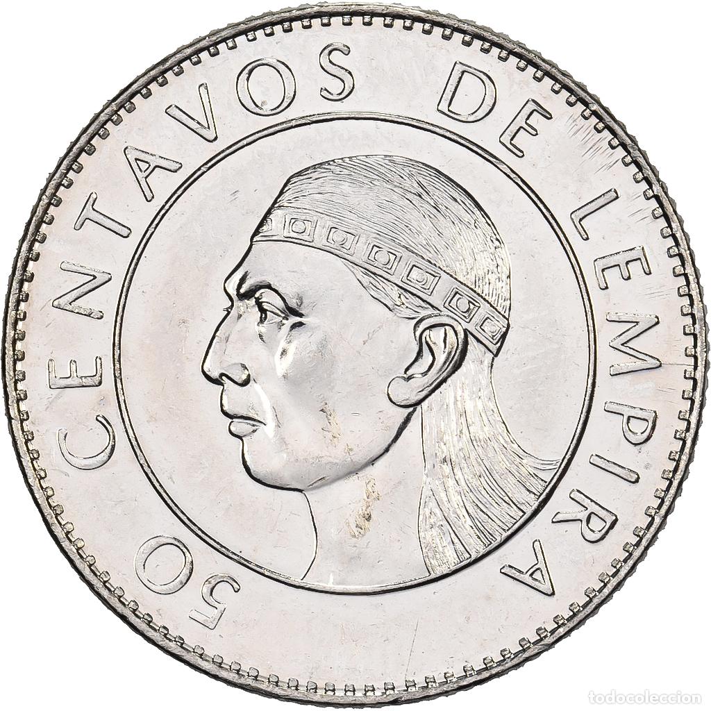 Monedas antiguas de Am&eacute;rica: [#1512331] Honduras, 50 Centavos, 1991, Winnipeg, N&iacute;quel chapado en acero, EBC+, KM:84a