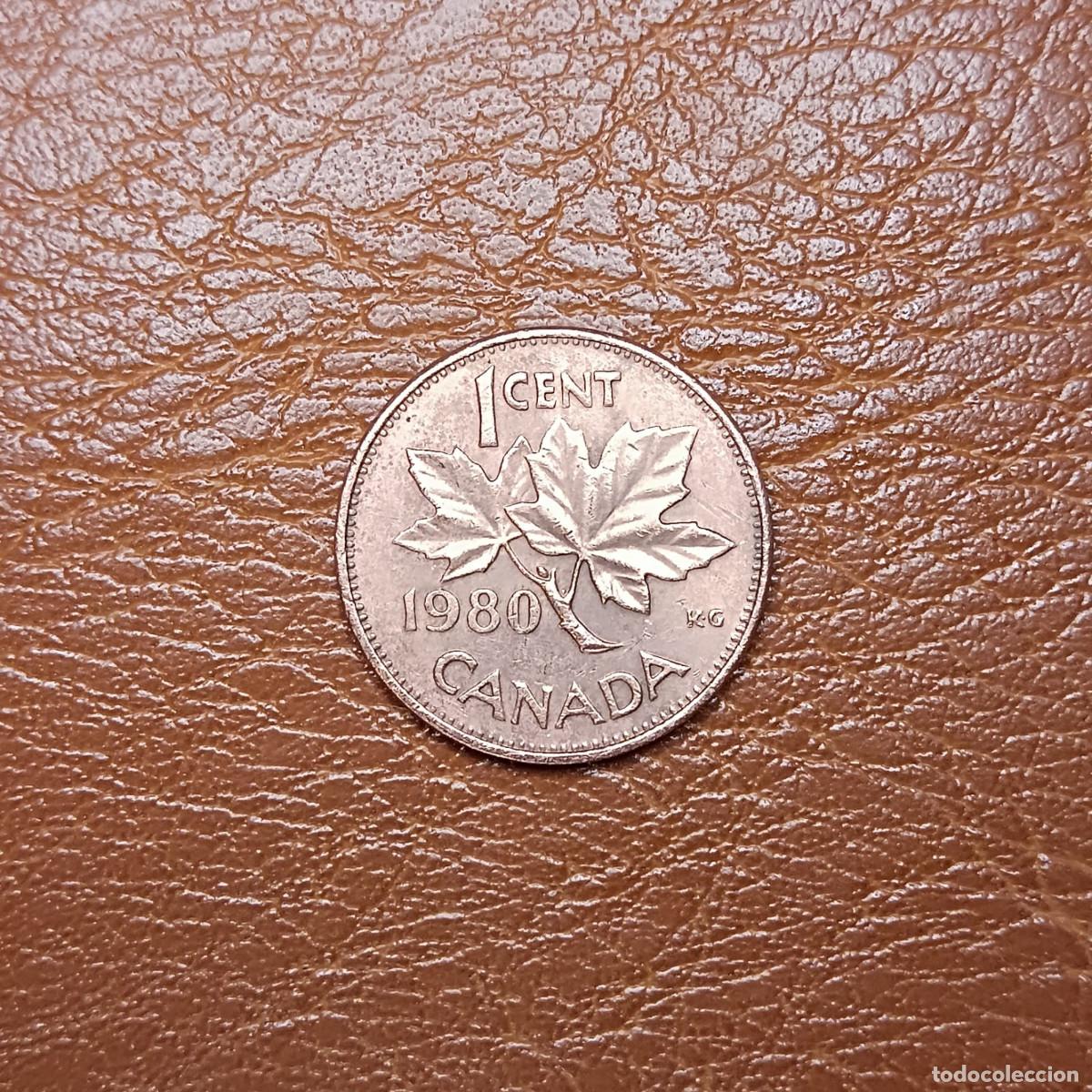 Monedas antiguas de Am&eacute;rica: Canada 1 Centavo 1980 (444) - Foto 2
