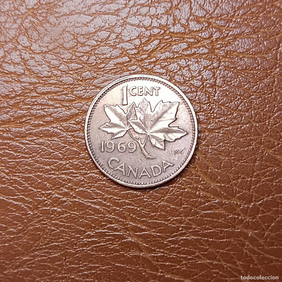 Monedas antiguas de Am&eacute;rica: Canada 1 Centavo 1969 (231) - Foto 2