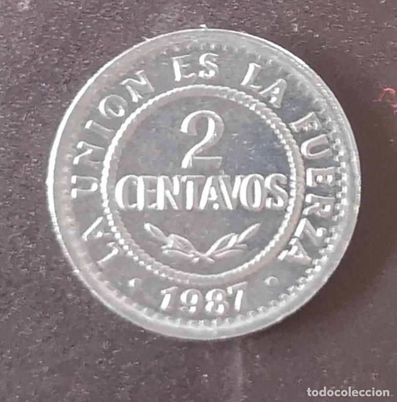 Monedas antiguas de Am&eacute;rica: MONEDA DE BOLIVIA 1987 - 2 CENTAVOS - Foto 2