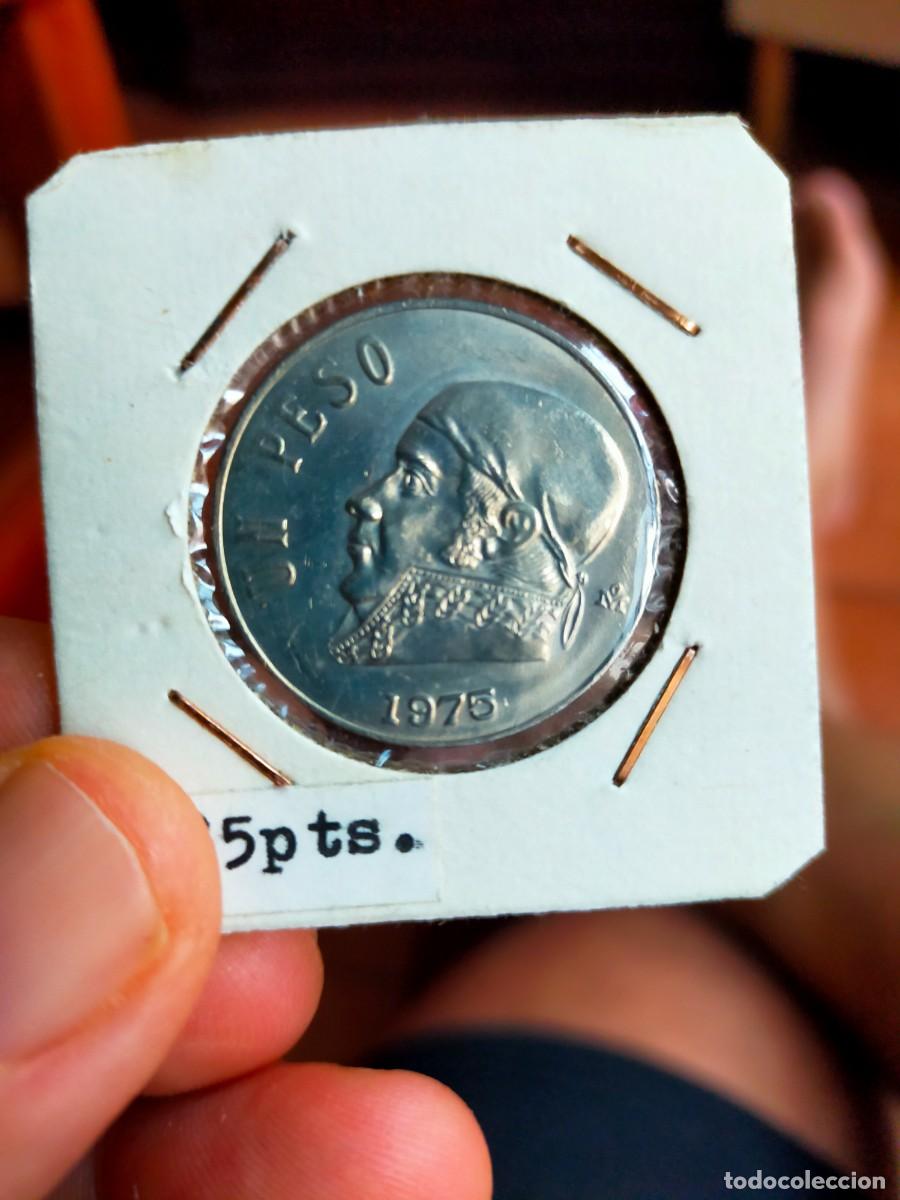 Monnaies anciennes d'Am&eacute;rique: MONEDA DE 1 UN PESO MEXICO MEJICO 1975 EXCELENTE CONSERVACION