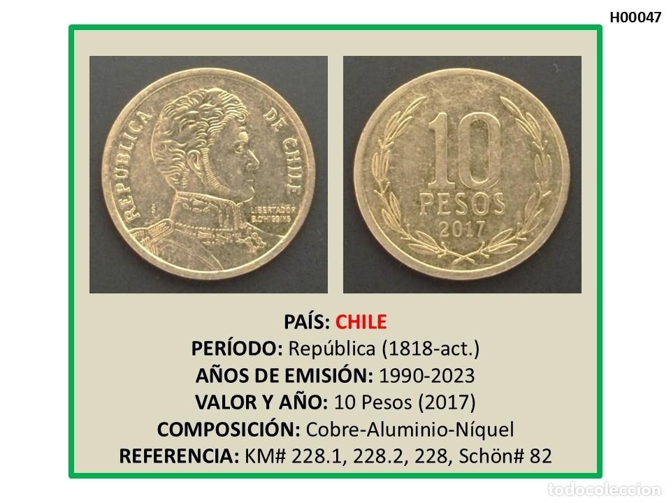 Monedas antiguas de Am&eacute;rica: MONEDA CHILE. 10 PESOS (2017) - Foto 1