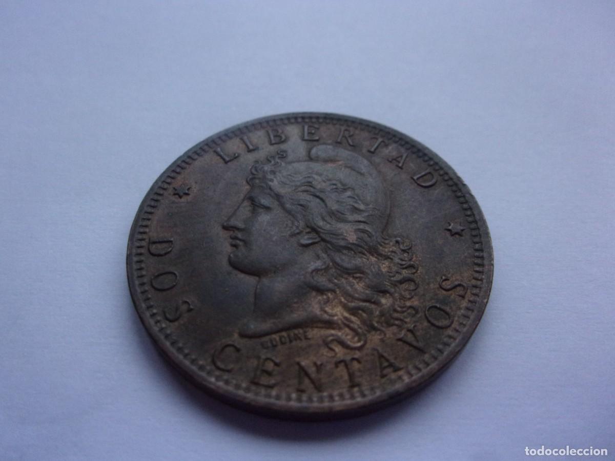 Monedas antiguas de Am&eacute;rica: Argentina 2 centavos 1891 dp41 - Foto 1