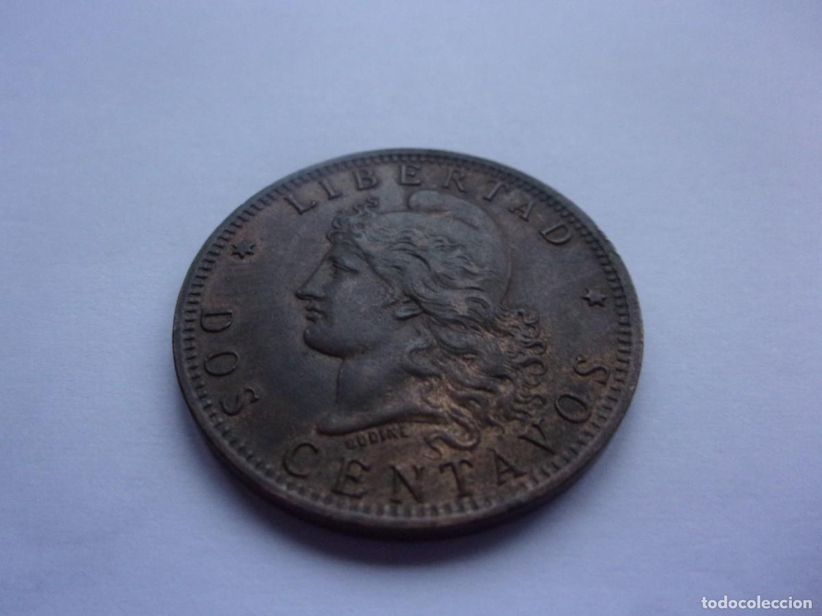 Monedas antiguas de Am&eacute;rica: Argentina 2 centavos 1891 dp41 - Foto 2