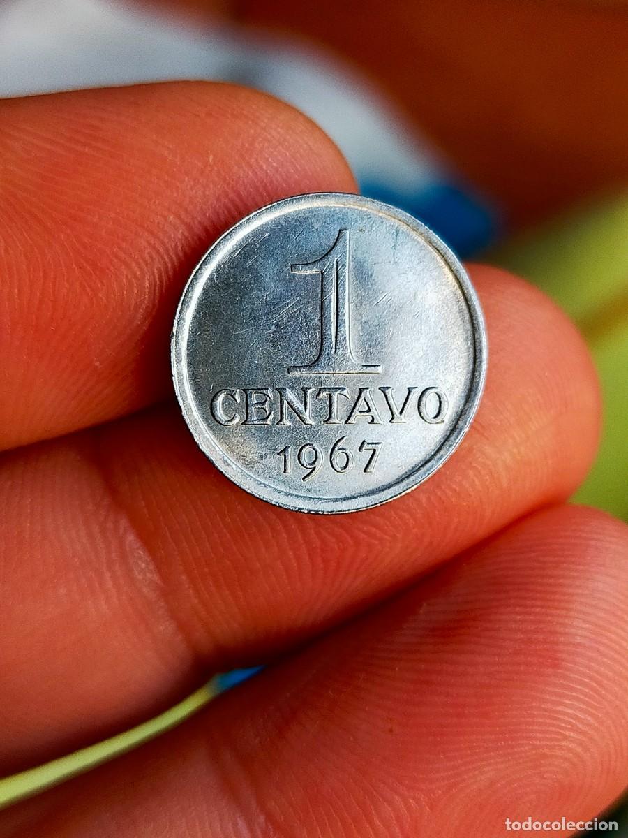 Moedas antigas da Am&eacute;rica: MONEDA DE 1 UN CENTAVO BRASIL 1967 EXCELENTE CONSERVACION