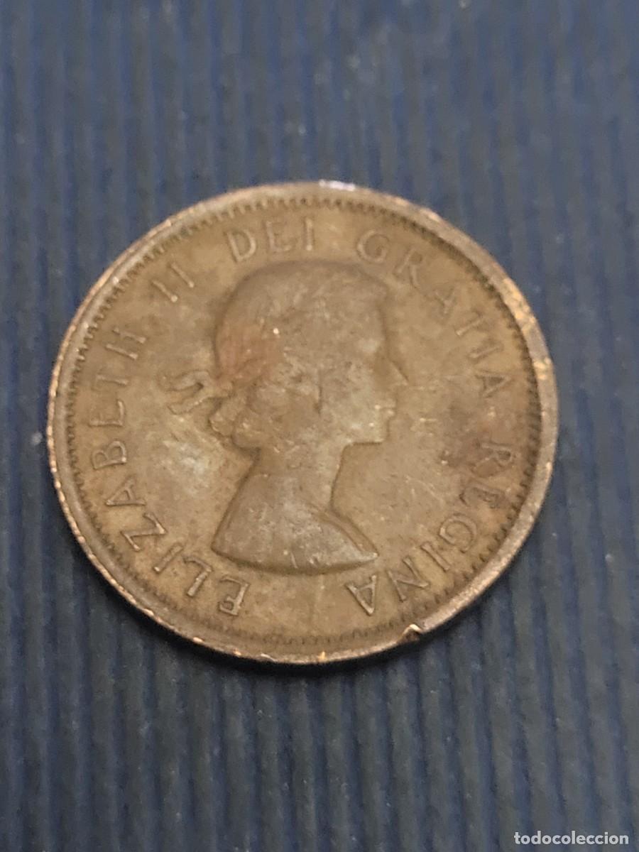 Monedas antiguas de Am&eacute;rica: Moneda 1 centavo 1963 Canad&aacute; - Foto 1