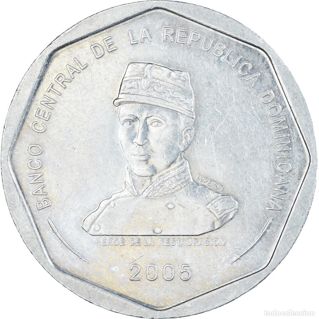 Monnaies anciennes d'Am&eacute;rique: [#1466446] Moneda, Rep&uacute;blica Dominicana, 25 Pesos, 2005