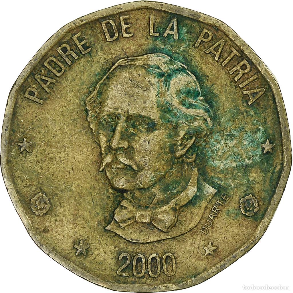 Monnaies anciennes d'Am&eacute;rique: [#1379249] Rep&uacute;blica Dominicana, Peso, 2000