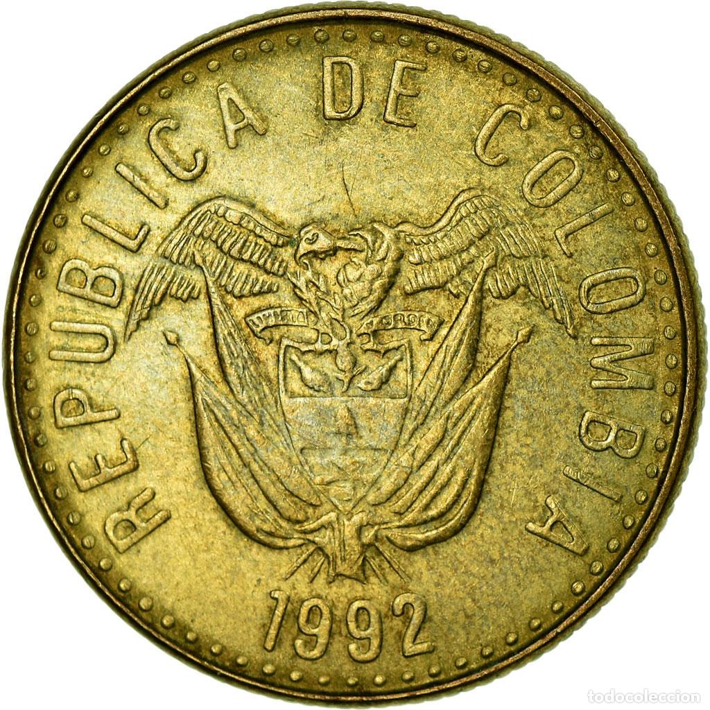 Monnaies anciennes d'Am&eacute;rique: [#750141] Moneda, Colombia, 20 Pesos, 1992, MBC, Aluminio - bronce, KM:282.1