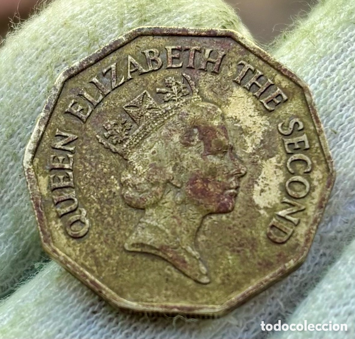 Monedas antiguas de Am&eacute;rica: Moneda BELICE 1 d&oacute;lar 2003. Belize Dollar - Foto 2
