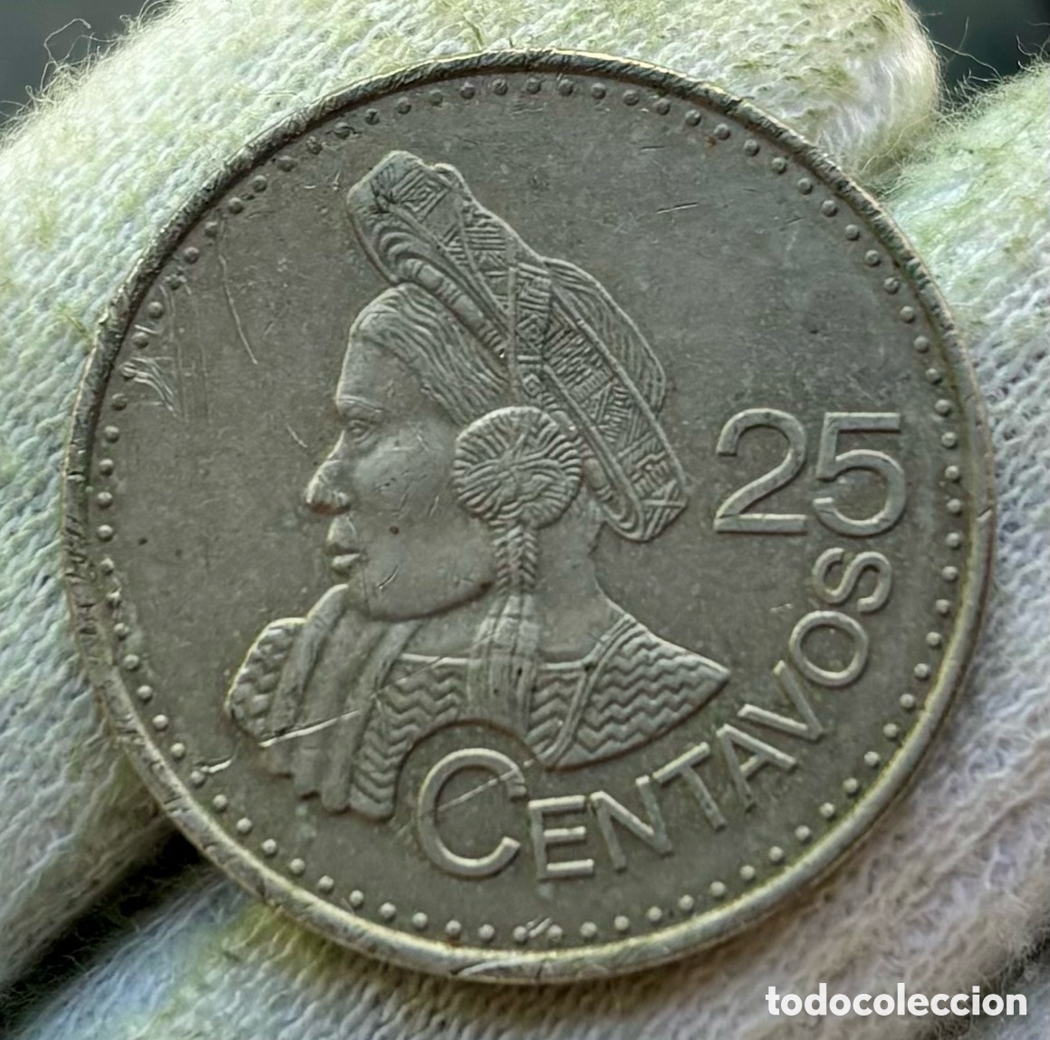 Monedas antiguas de Am&eacute;rica: Moneda GUATEMALA 25 Centavos 2011 - Foto 2