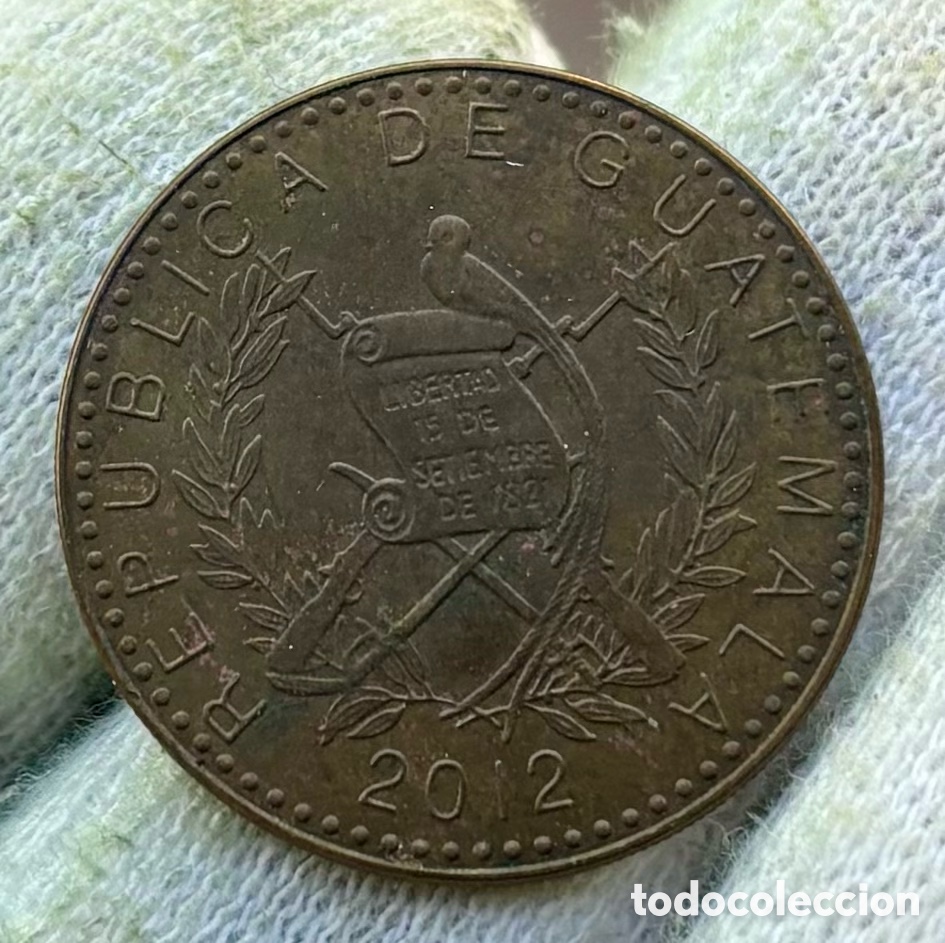 Monedas antiguas de Am&eacute;rica: Moneda GUATEMALA 50 Centavos 2012 - Foto 1