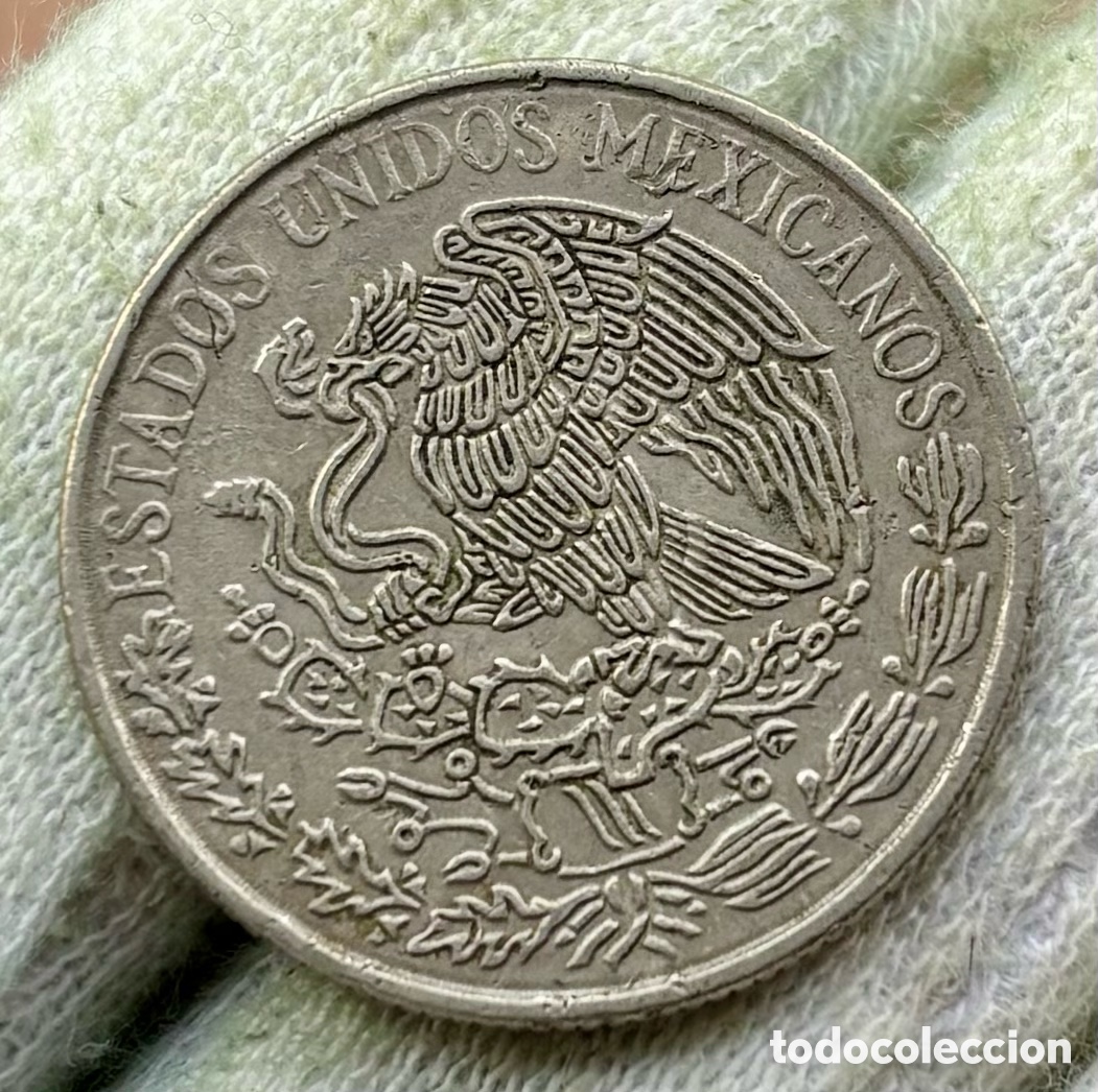 Monedas antiguas de Am&eacute;rica: Moneda M&Eacute;XICO 50 Centavos 1970 - Foto 2