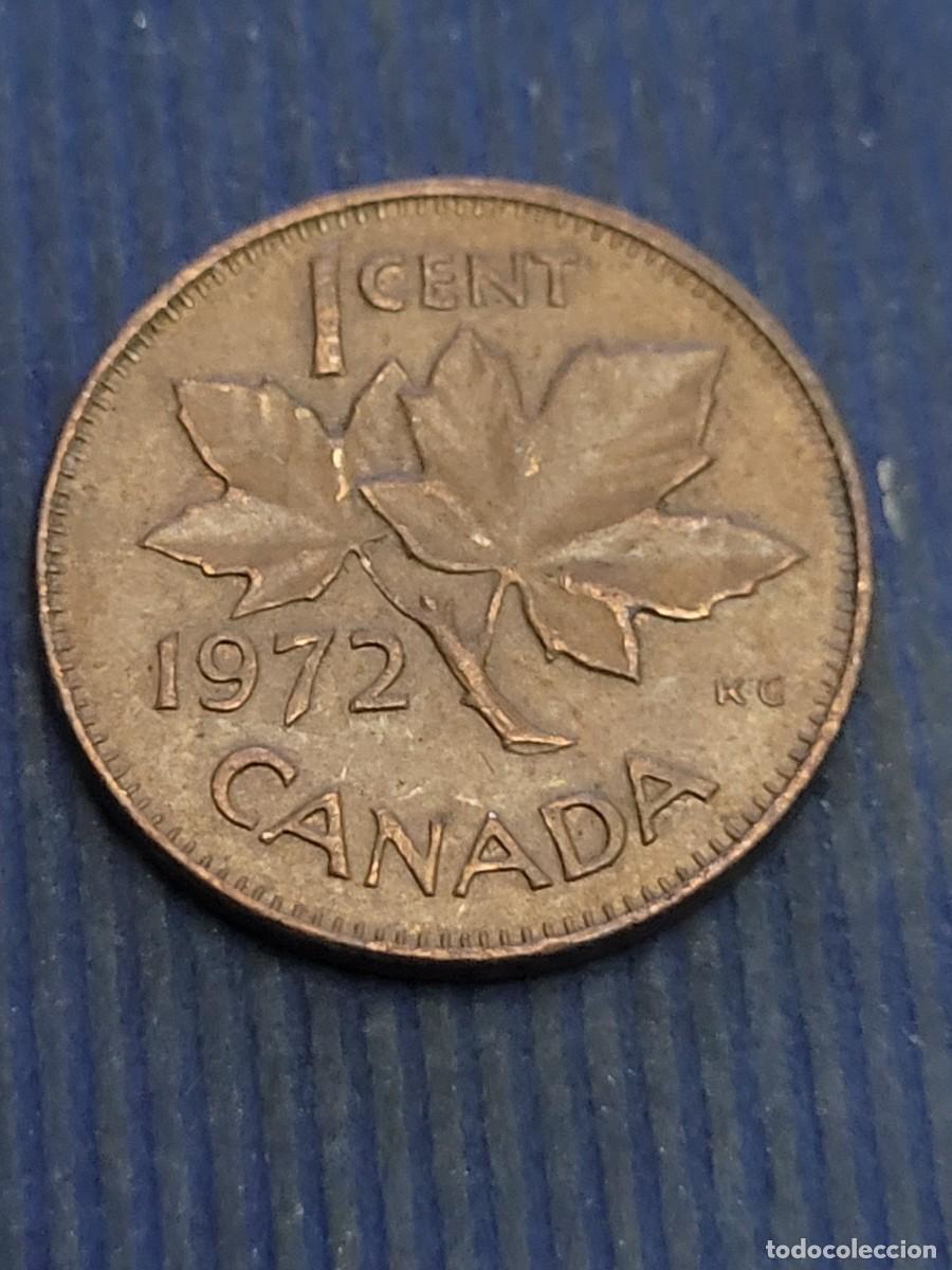 Monedas antiguas de Am&eacute;rica: Moneda 1 centavo 1972 Canad&aacute; - Foto 2