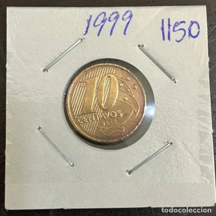 Moedas antigas da Am&eacute;rica: Brazil Coin 10 Centavos 1999 - V486 / KM# 649 - eb1150