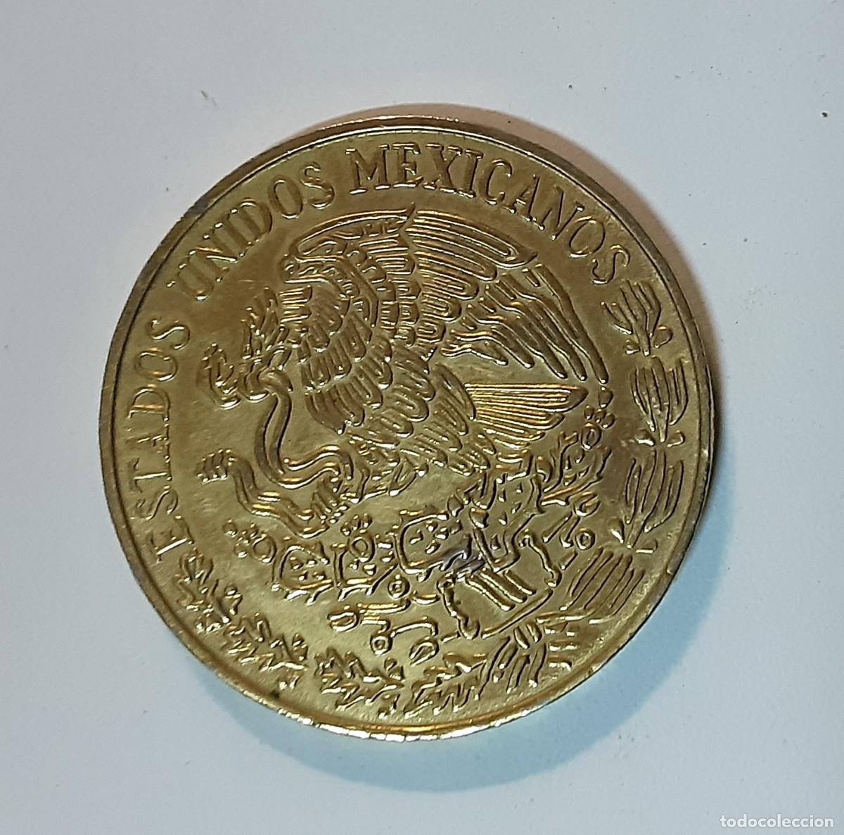 Monedas antiguas de Am&eacute;rica: Moneda mexico 5 pesos 1971 - Foto 2
