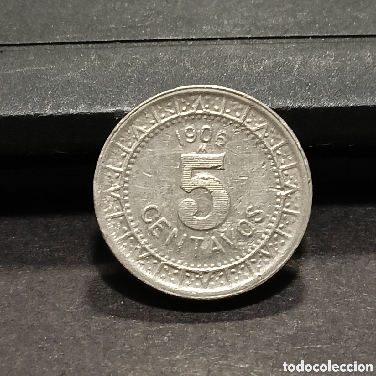 Monedas antiguas de Am&eacute;rica: M&eacute;xico. 5 Centavos 1906. - Foto 1