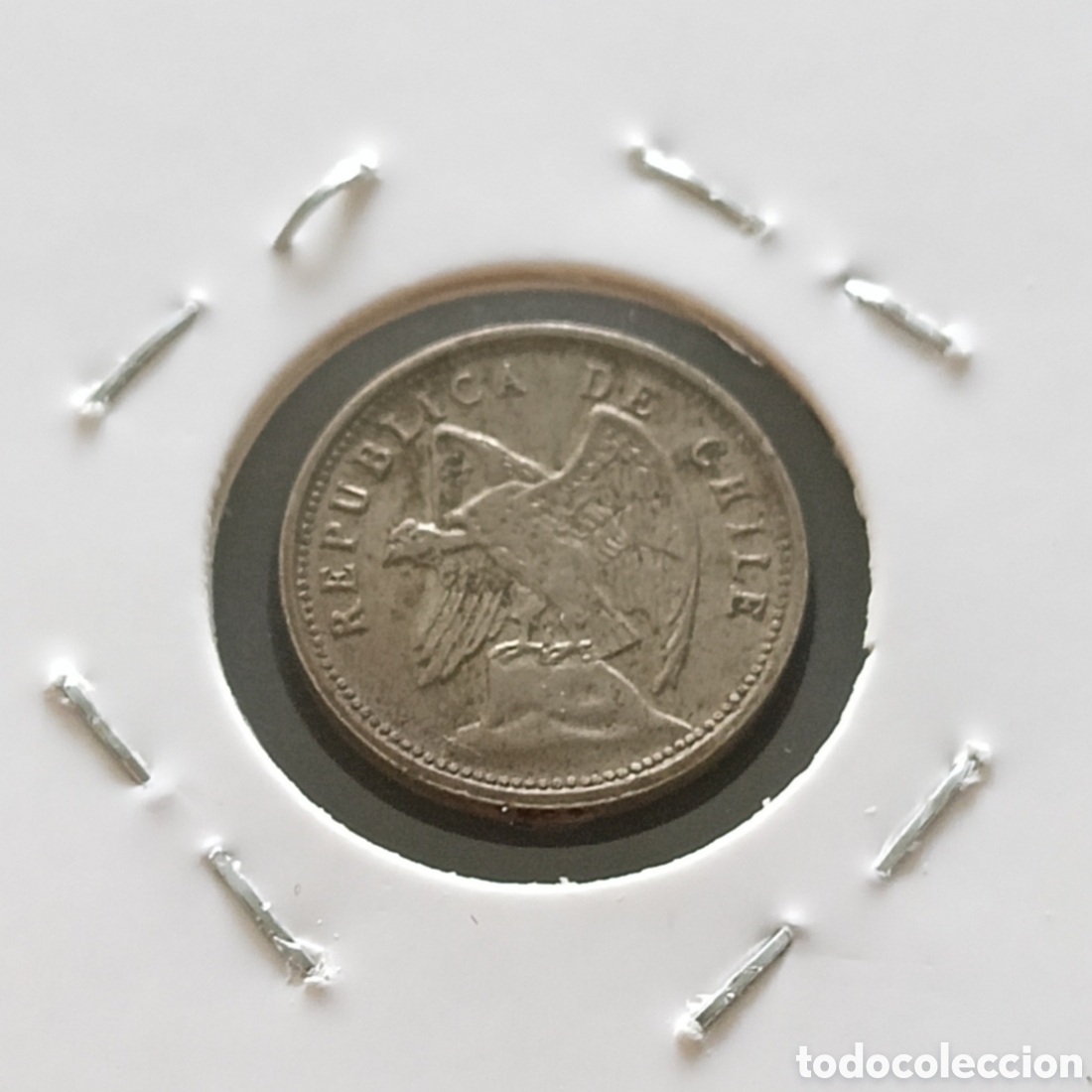 Monedas antiguas de Am&eacute;rica: Chile. 5 Centavos 1928 - Foto 1