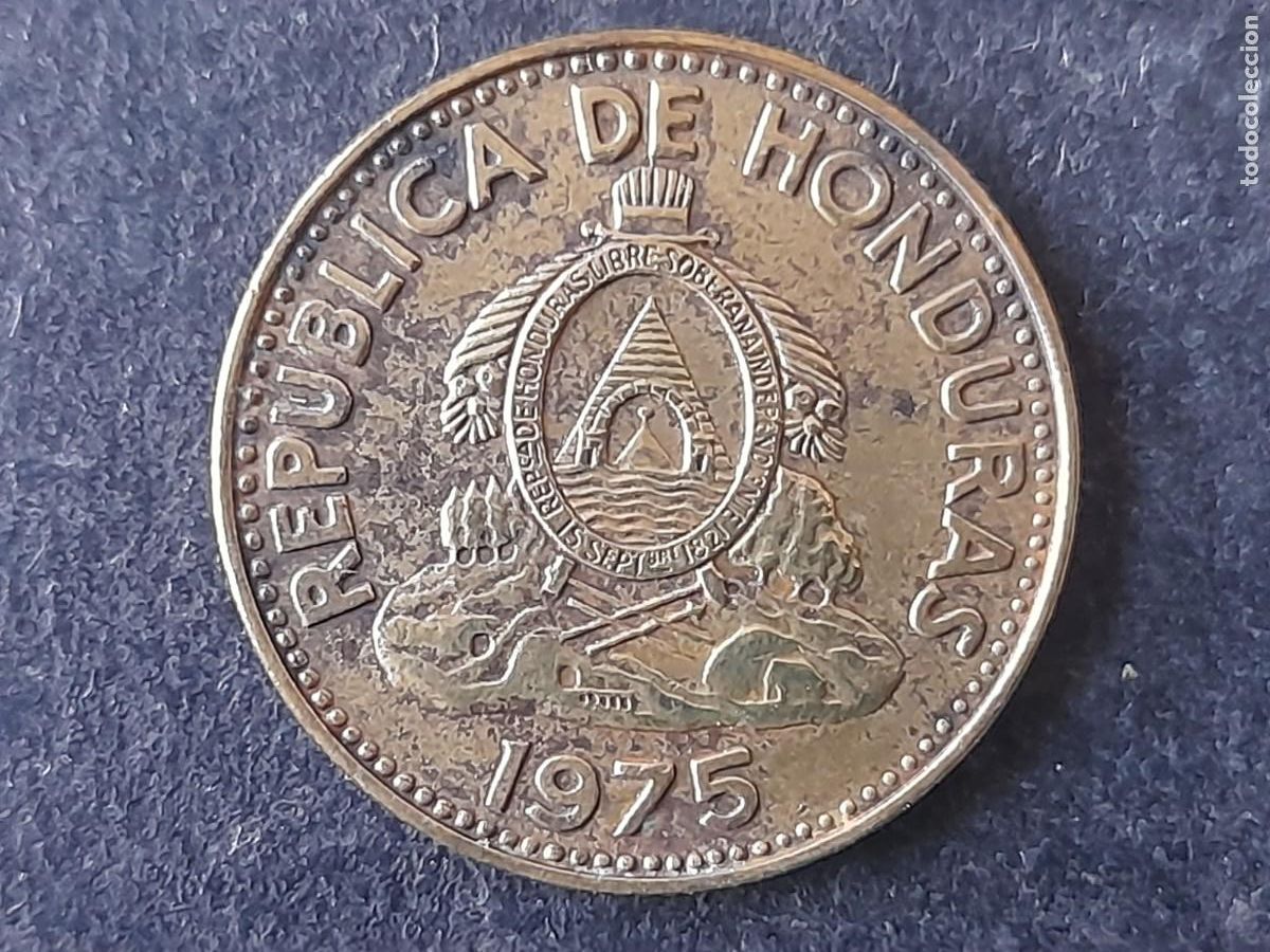 Monedas antiguas de Am&eacute;rica: Moneda Republica de Honduras 5 Centavos 1975 KM 72.2a MBC