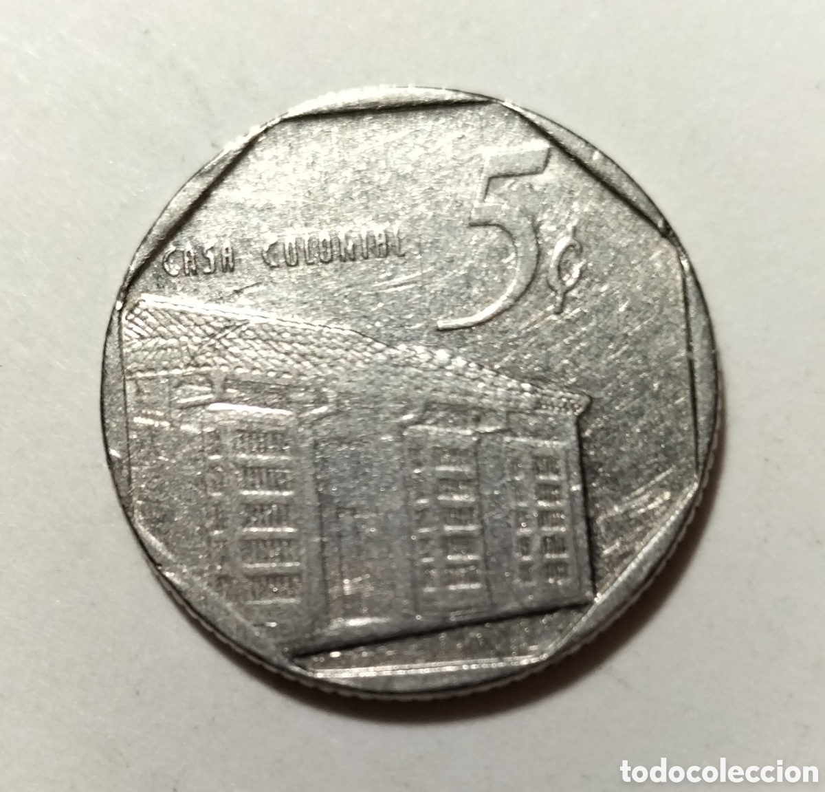 Monedas antiguas de Am&eacute;rica: Moneda 5 centavos 1994 Cuba - Foto 2