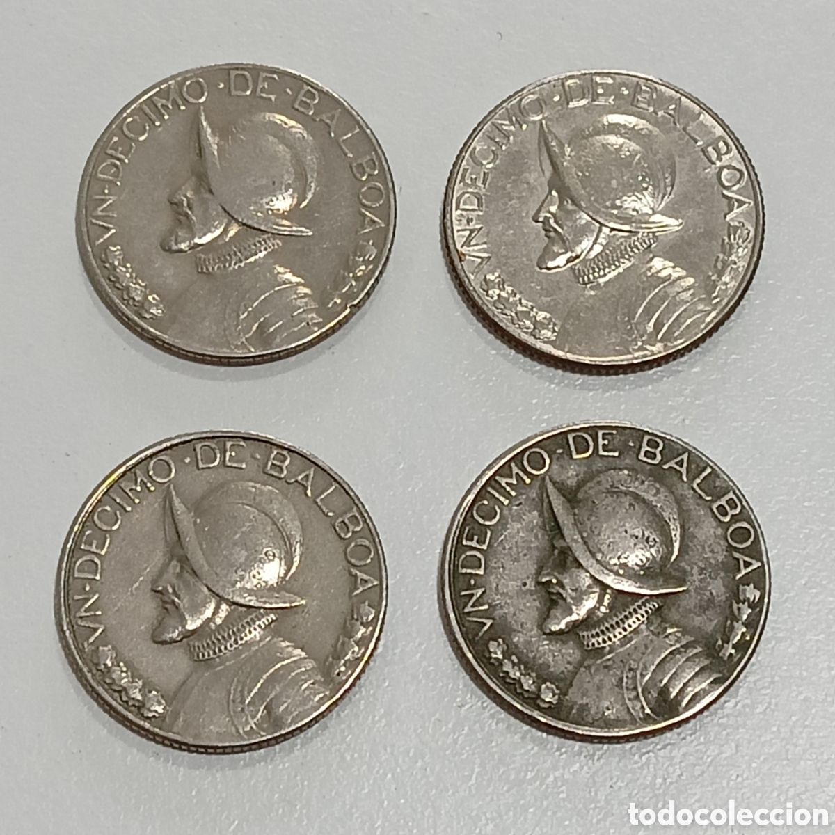 Monedas antiguas de Am&eacute;rica: Lote Panam&aacute;. 10 C&eacute;ntimos de Balboa. - Foto 4