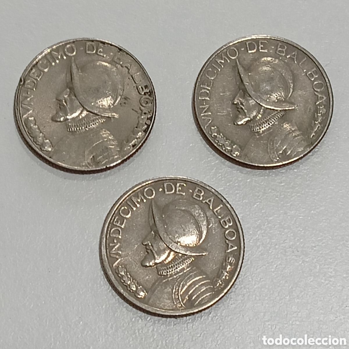 Monedas antiguas de Am&eacute;rica: Lote Panam&aacute;. 10 C&eacute;ntimos de Balboa. - Foto 6