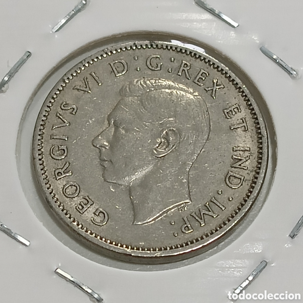 Monedas antiguas de Am&eacute;rica: 5 Centavos 1942. Canad&aacute; - Foto 2