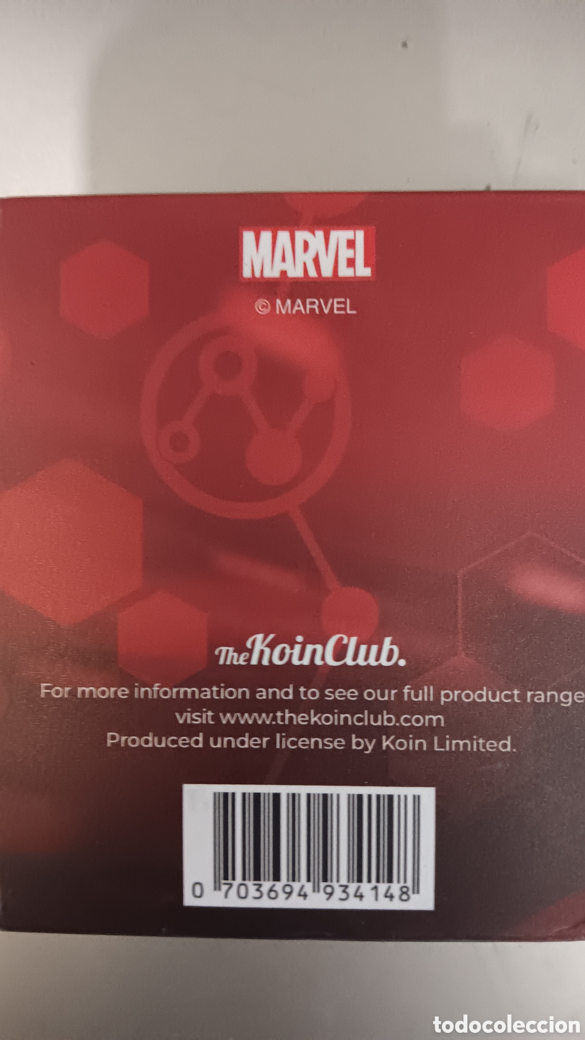 Monedas antiguas de Am&eacute;rica: Moneda 100gramos chapada en plata 999 Marvel - Foto 2