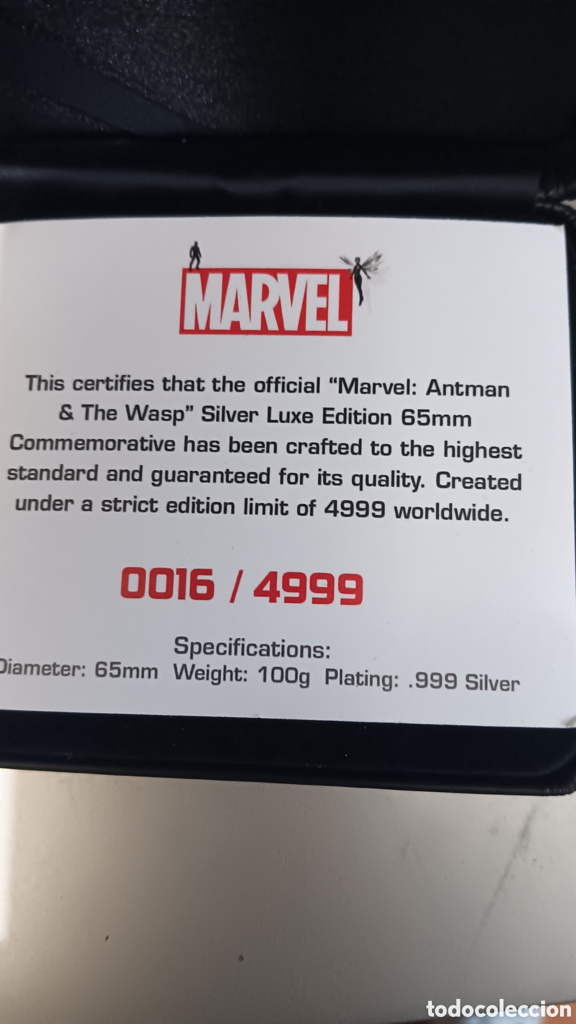 Monedas antiguas de Am&eacute;rica: Moneda 100gramos chapada en plata 999 Marvel - Foto 6