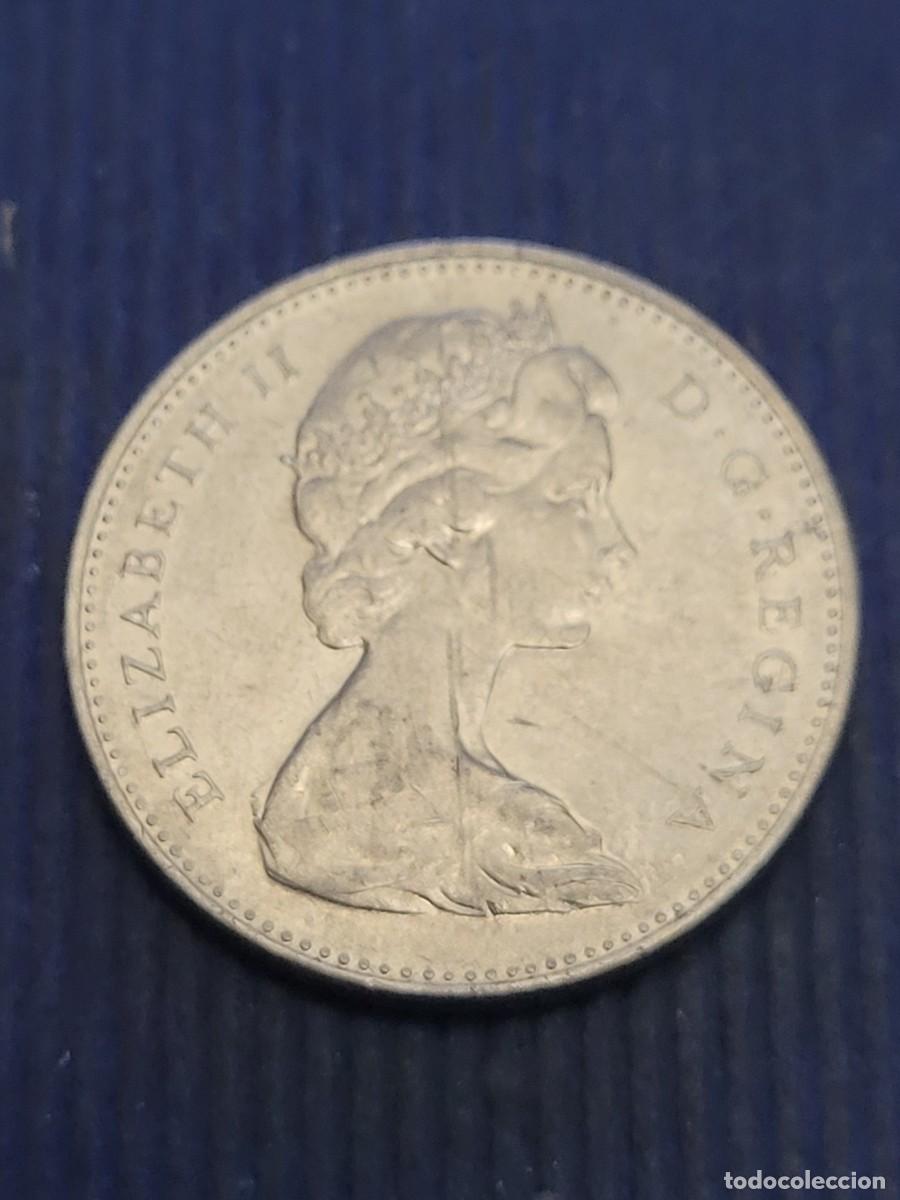 Monedas antiguas de Am&eacute;rica: Moneda 5 centavos 1976 Canad&aacute; - Foto 1