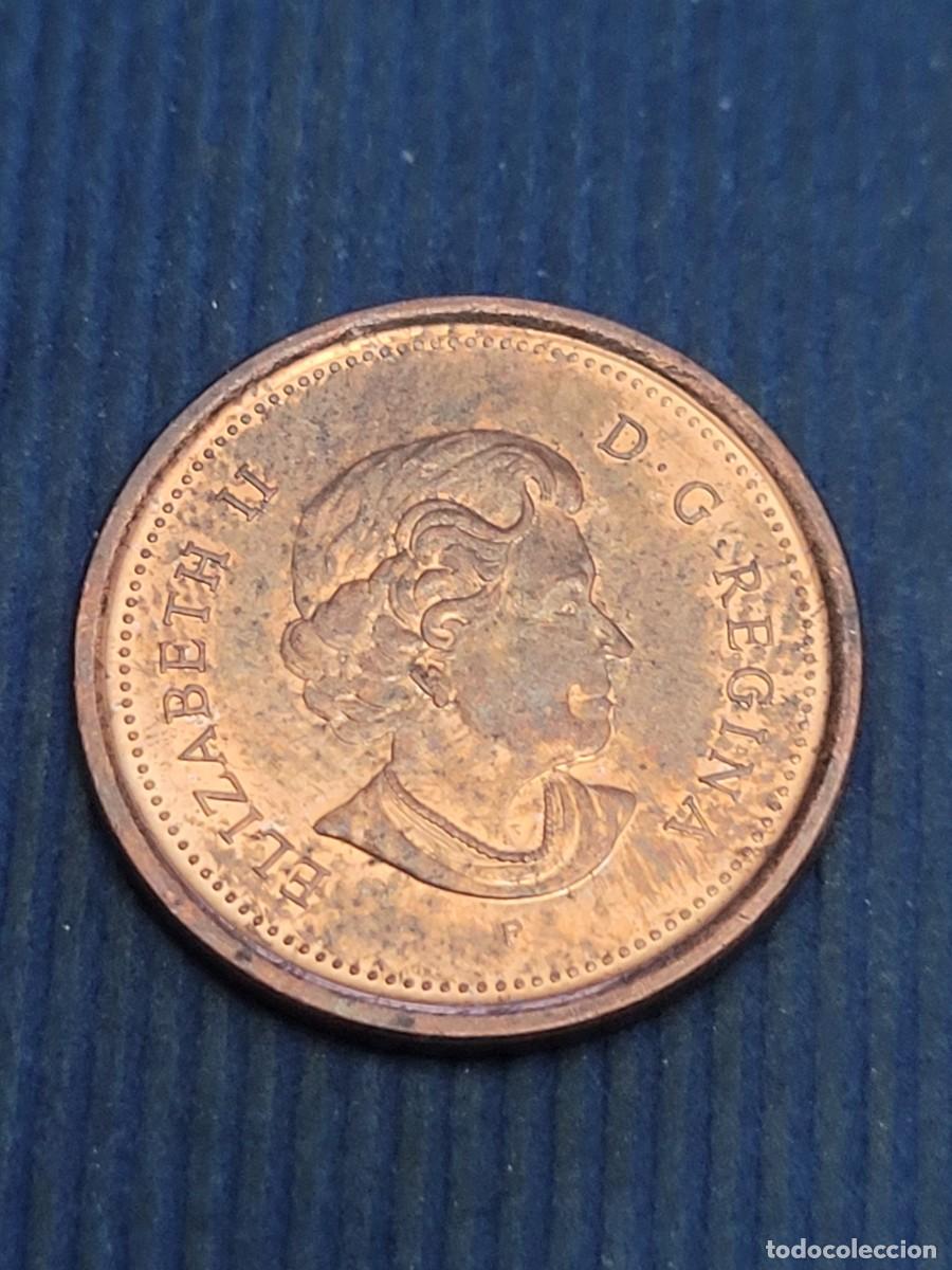 Monedas antiguas de Am&eacute;rica: Moneda 1 centavo 2004 magn&eacute;tica Canad&aacute; - Foto 1