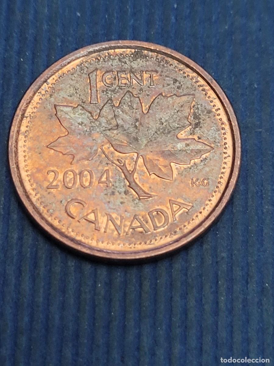 Monedas antiguas de Am&eacute;rica: Moneda 1 centavo 2004 magn&eacute;tica Canad&aacute; - Foto 2