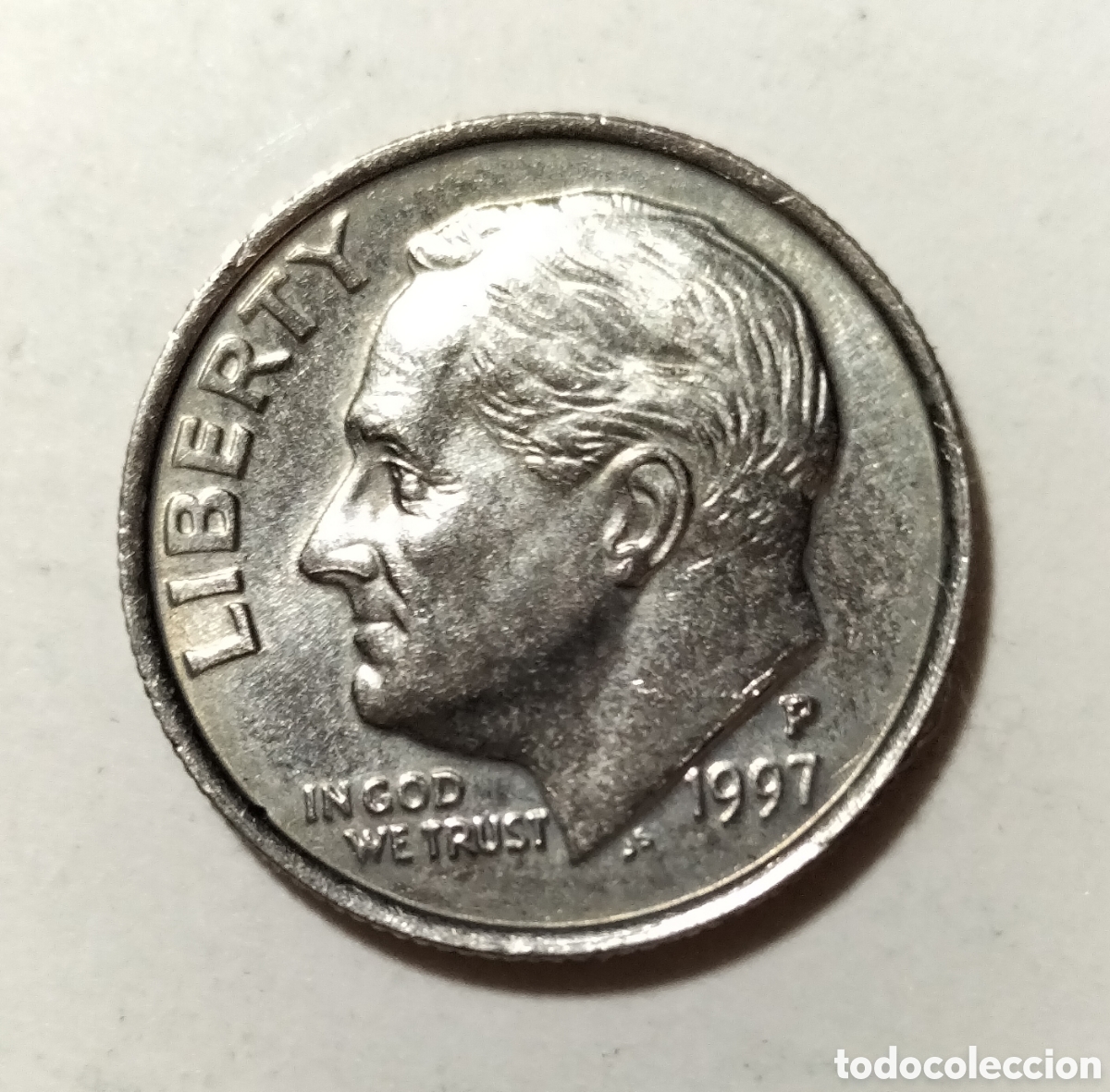 Monedas antiguas de Am&eacute;rica: Moneda 1 dime 1997P EEUU - Foto 1