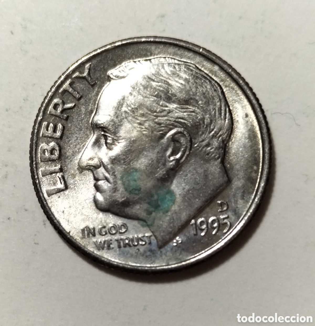 Monedas antiguas de Am&eacute;rica: Moneda 1 dime 1995D EEUU - Foto 1