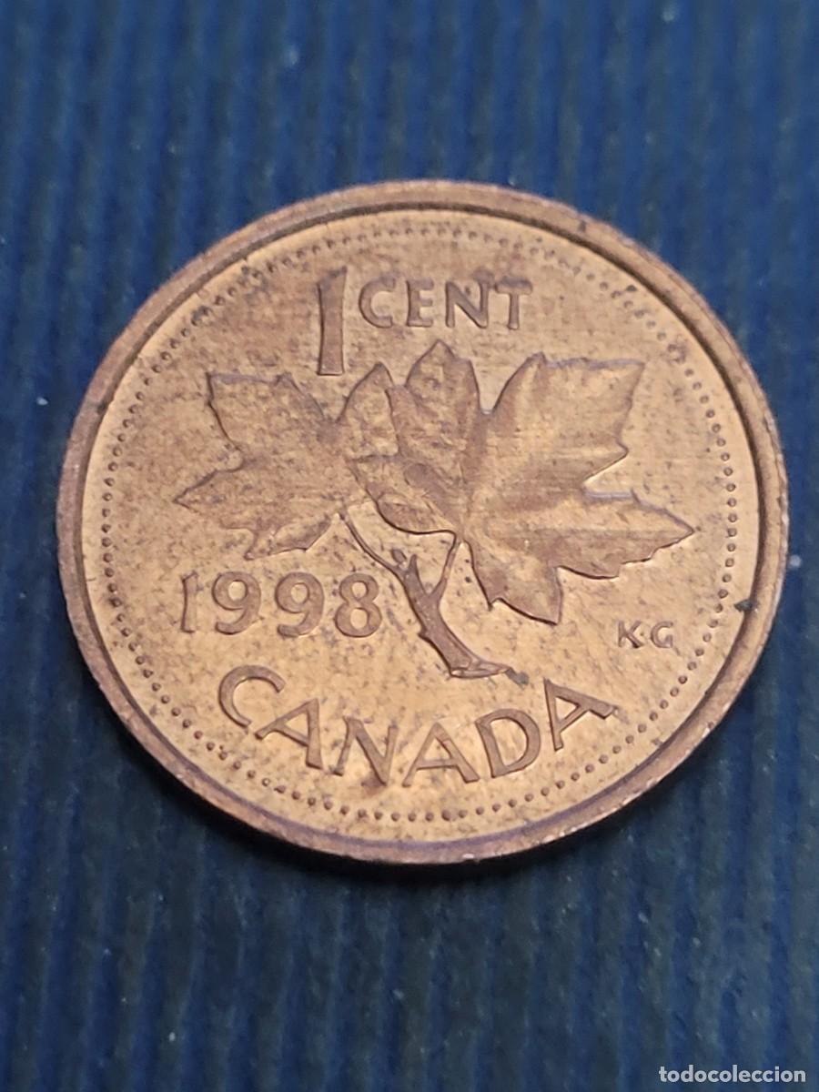 Monedas antiguas de Am&eacute;rica: Moneda 1 centavo 1998 Canad&aacute; - Foto 2