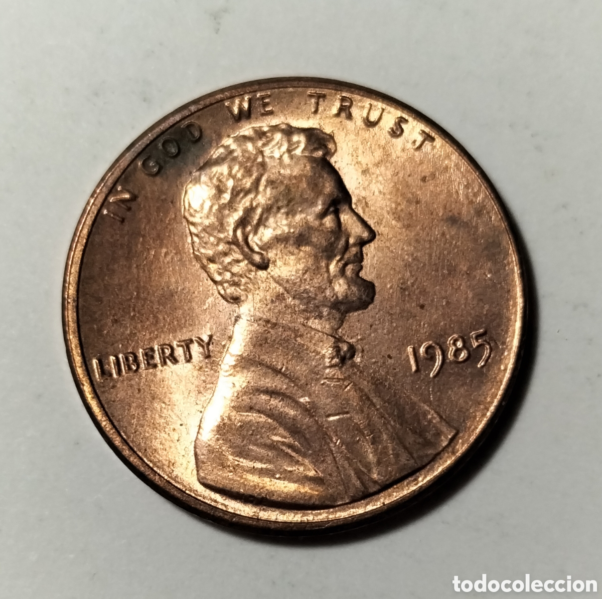 Monedas antiguas de Am&eacute;rica: Moneda 1 centavo 1985 EEUU - Foto 1