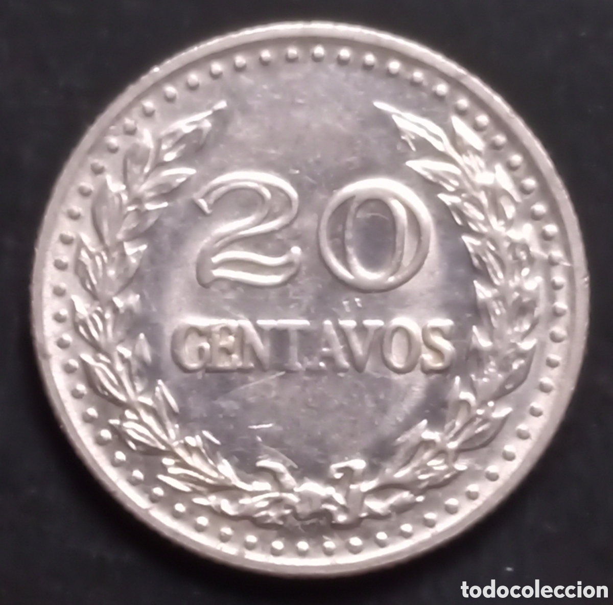 Monedas antiguas de Am&eacute;rica: Colombia - 20 Centavos 1975 - Mbc - Foto 2