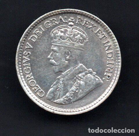 Monedas antiguas de Am&eacute;rica: CANADA - 5 CENTAVOS 1913 de PLATA - Foto 1