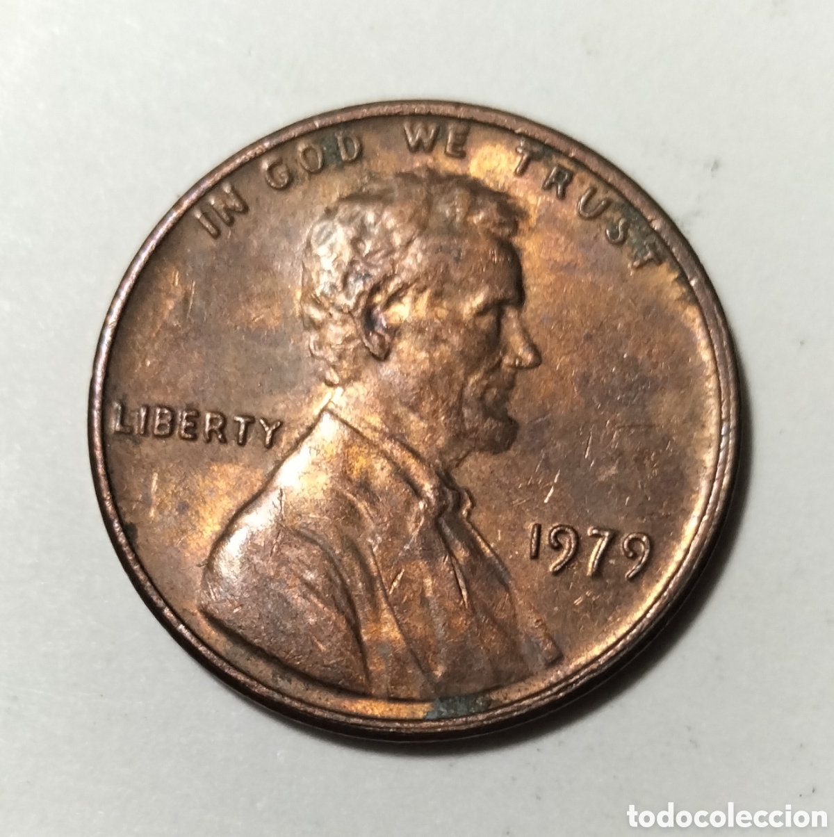 Monedas antiguas de Am&eacute;rica: Moneda 1 centavo 1979 EEUU - Foto 1
