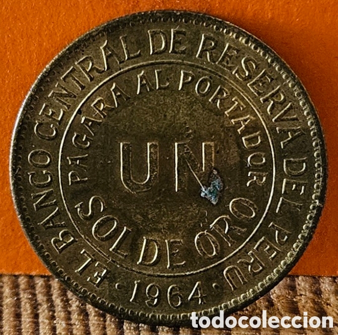 Monedas antiguas de Am&eacute;rica: PER&Uacute;, UN SOL, 1964. SC. - Foto 1