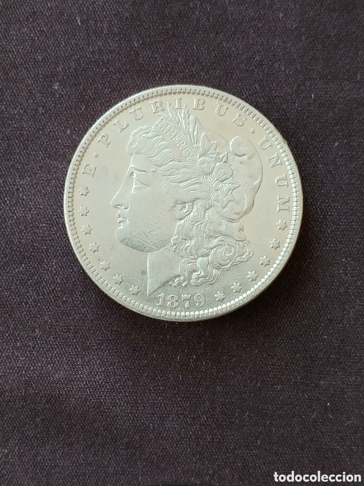 Monedas antiguas de Am&eacute;rica: Estados Unidos, Dollar &rdquo;Morgan&rdquo; 1879, Ag .900 mls.