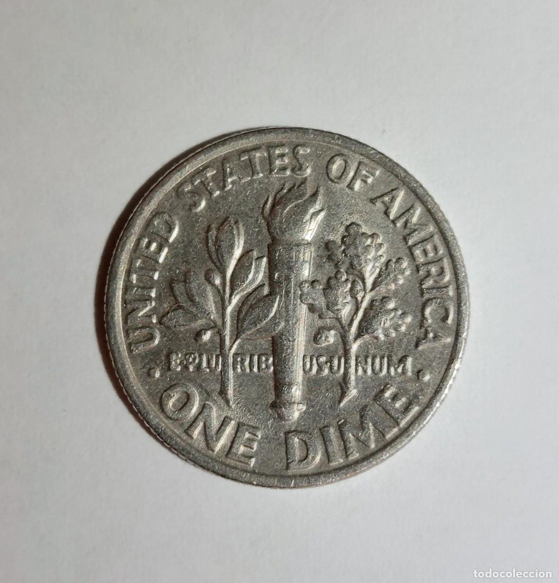 Monedas antiguas de Am&eacute;rica: EEUU. 10 centavos - 1988 P - Foto 1
