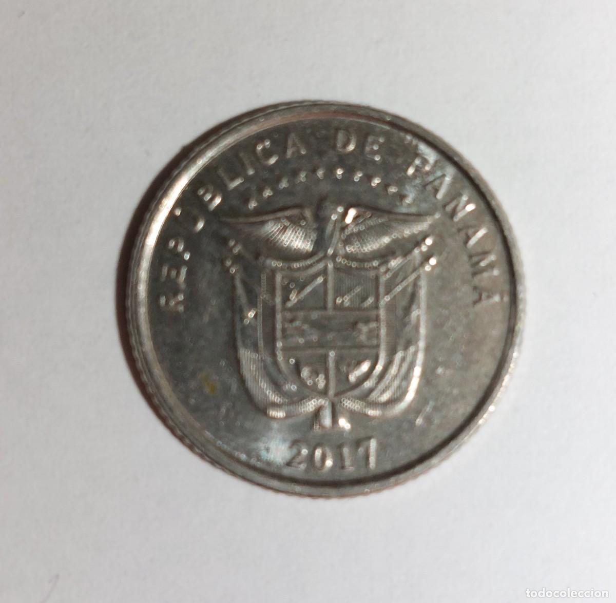 Monedas antiguas de Am&eacute;rica: Panam&aacute;. Un d&eacute;cimo de balboa - 2017 - Foto 2