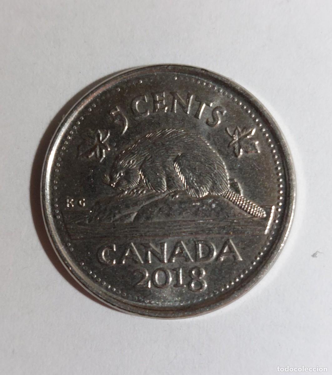 Monedas antiguas de Am&eacute;rica: Canad&aacute;. 5 centavos - 2018 - Foto 2