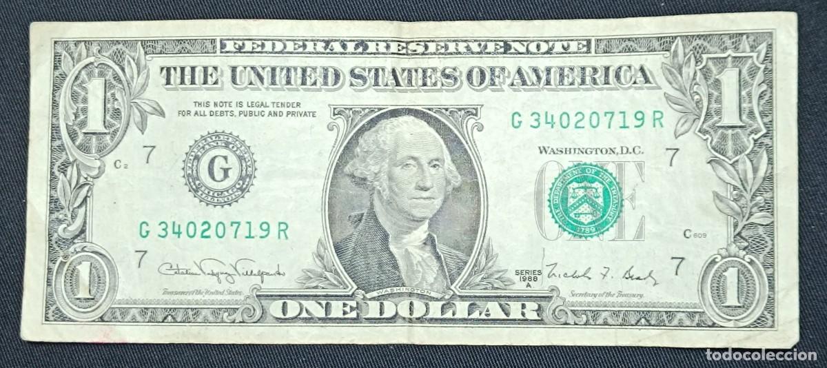 Monedas antiguas de Am&eacute;rica: Un d&oacute;lar americano .. - Foto 1