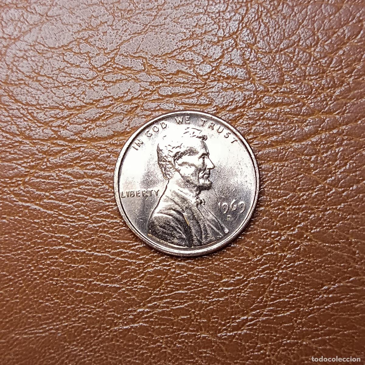 Old Coins of America: Estados Unidos USA 1 Centavo 1969 D (1779)