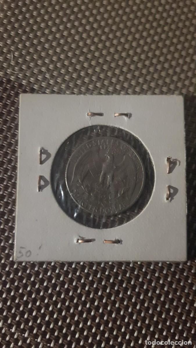 Monedas antiguas de Am&eacute;rica: Cuarto de dolar de 1965 - Foto 2